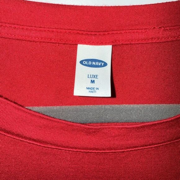 Old Navy Red Long Sleeve Tee - Picture 2 of 4